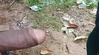 Indian beauty Desi bhabhi forest outdoor hard-core Sex video  