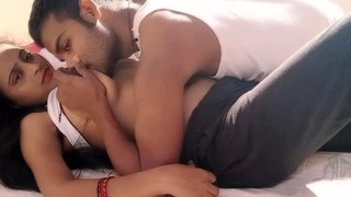 Real married Indian couple sex show with creampie ending 