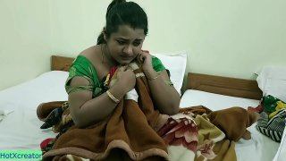 Indian hot beautiful wife sex with Impotent Husband!! 
