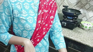 bhabhi ne devar ke saath kiye maze kitchen main jab hasband duty pe the in hindi voice  