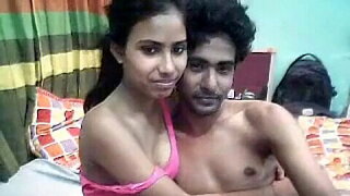 Indian amateurs enjoy a nice fuck for a webcam 